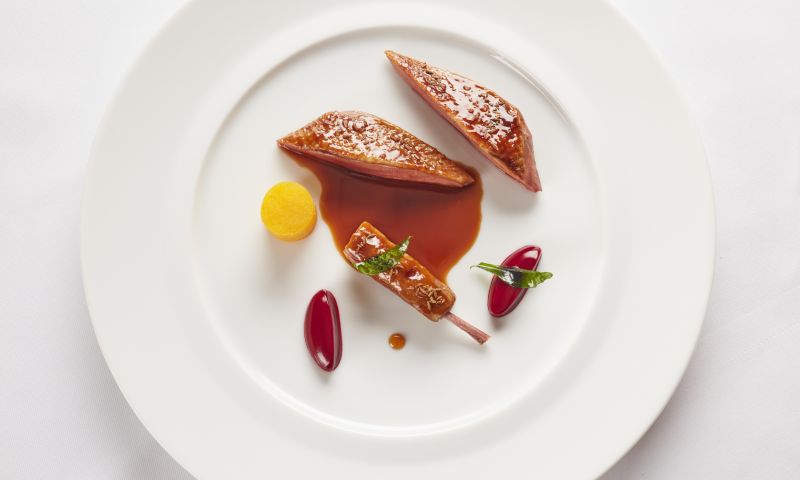 Private Dining for 6 on The Naughty Table at The Ormer, found in The Flemings Hotel Mayfair