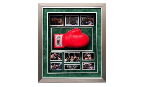 Stunning Framed Tyson Fury Signed Boxing Glove