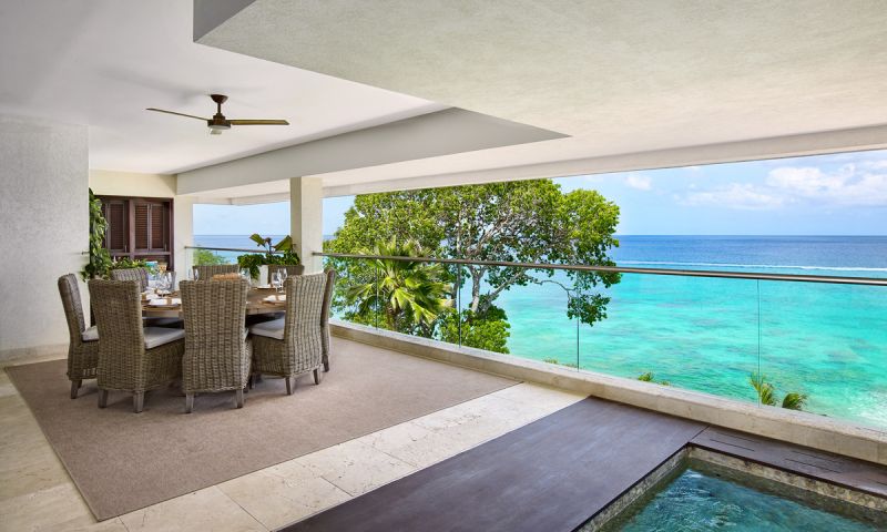 7-Night Barbados Luxury Beach Front Apartment – 6 People