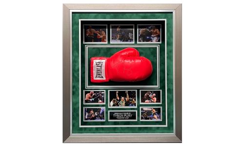 Stunning Framed Tyson Fury Signed Boxing Glove