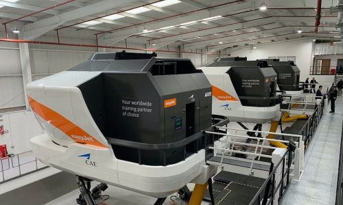 Flight in an easyJet Simulator