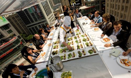 Entree tickets Dinner in the Sky vlucht