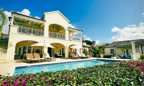 A week stay for 12 in a stunning 6 bedroom villa in Royal Westmoreland, Barbados, with beach passes