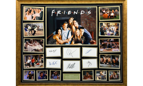 Incredible “Friends” Frame – Hand Signed By All Six “Friends”