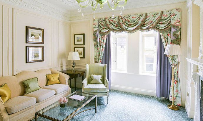 Deluxe Junior Suite at The Savoy with breakfast and 3 course dinner for two