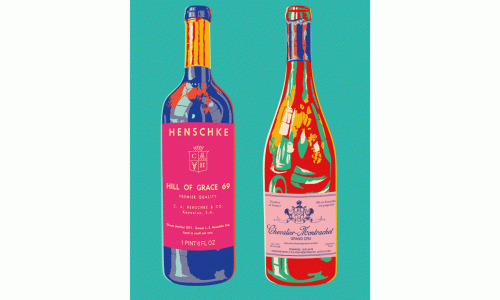 Riçqué Fine Art Print – Wine Bottles