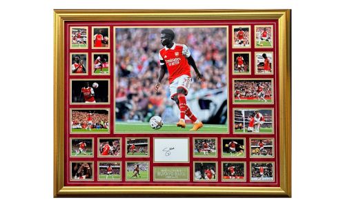 Bukayo Saka Signed Arsenal Frame