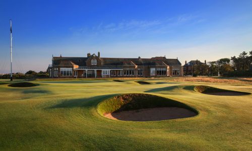 A Four-ball on the Castle Golf course at St Andrews, Fife plus lunch at the Rock and Spindle restaurant