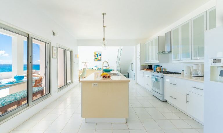 One week stay in a luxury four bedroom waterfront villa in Anguilla, Caribbean