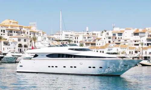 £10,000 3 Night Break with an 8 hour sea charter staying on a Superyacht in Puerto Banus, Marbella