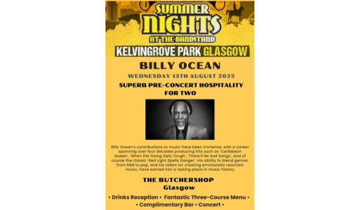 Billy Ocean Live at Kelvingrove Park, Glasgow