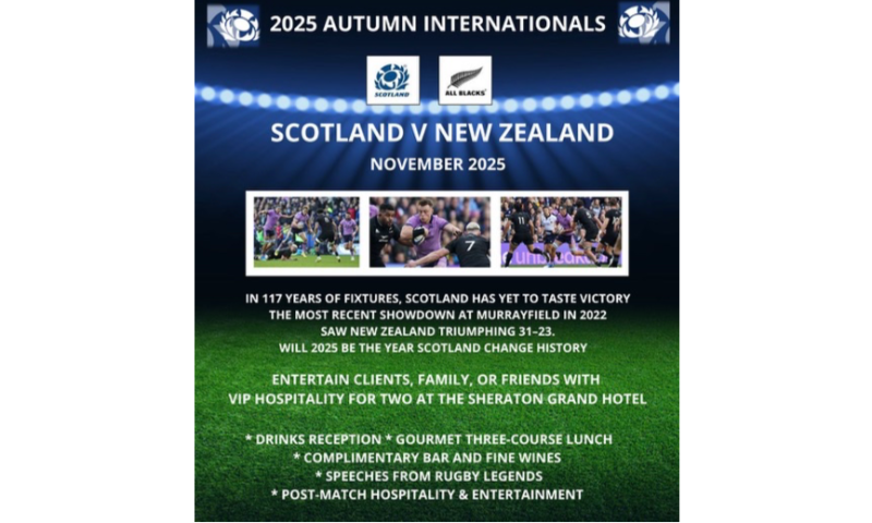 Scotland v New Zealand - Autumn Test Nov 2025