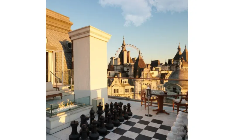 Champagne afternoon tea for 4 at The Corinthia Hotel