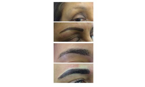 1 permanent make up brow treatment with international permanent make up artist and trainer Bridgette Softley