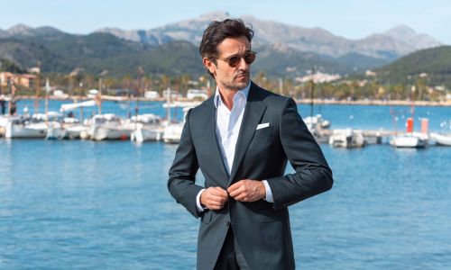 Bespoke two-piece suit from McCann