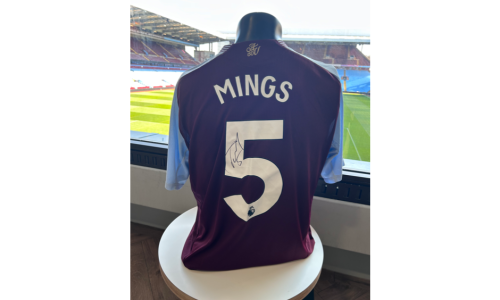 Match Issued Tyrone Mings Signed Home Poppy Shirt (3rd November 2024)