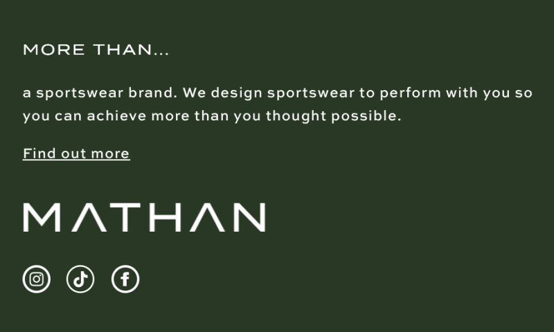 Men's elite performance sportswear from Mathan