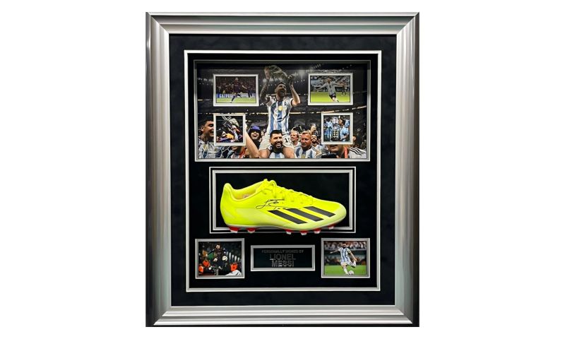 Lionel Messi Signed Football Boot
