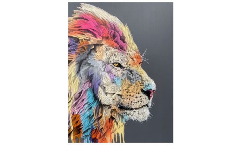 LION - Stephen Ford Dynamic Painting