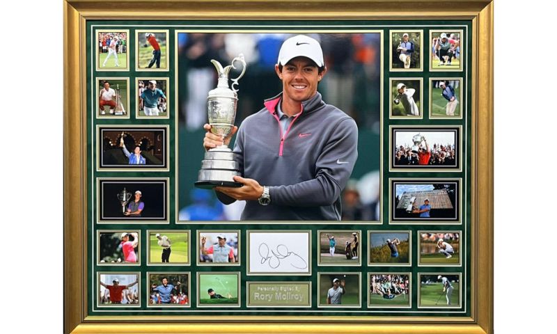 Rory Mcilroy Signed Frame