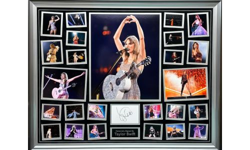 Taylor Swift Spectacular Hand Signed Frame