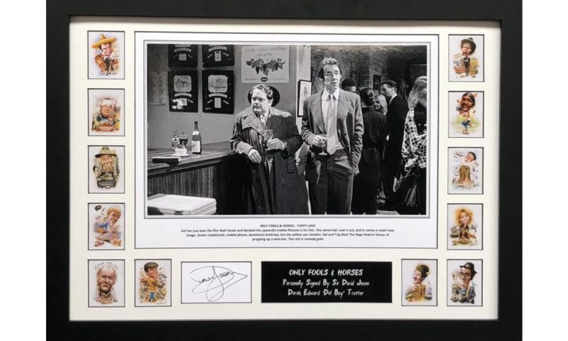 Only Fools and Horses signed frame