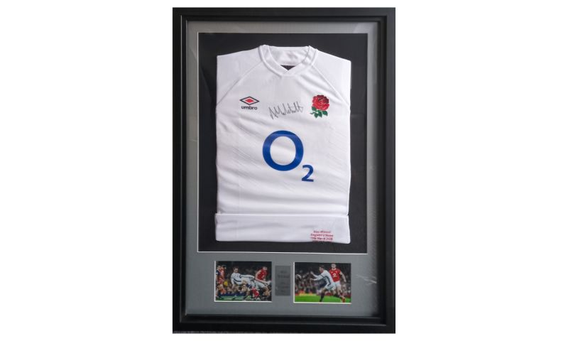 Framed & Signed Alex Mitchell Shirt - Six Nations 2025