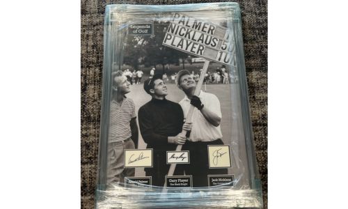 Golf Legends Signed Montage