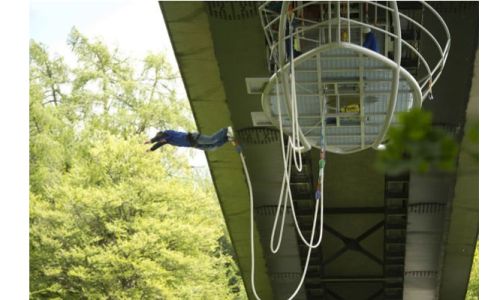 Thrilling Bungee Jump Experience Above the River Garry