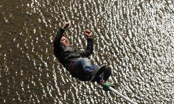 Thrilling Bungee Jump Experience Above the River Garry