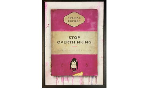 Penguin Book : Stop Overthinking - Limited Edition Artwork