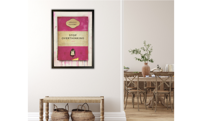 Penguin Book : Stop Overthinking - Limited Edition Artwork