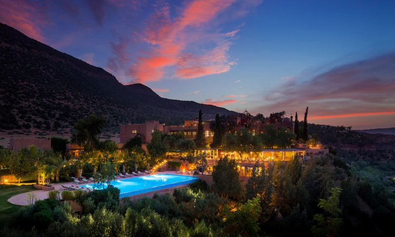 3 NIGHT STAY AT BRANSON'S KASBAH TAMADOT, MOROCCO WITH SUITE, HOT TUB & MASSAGES FOR 2 PEOPLE
