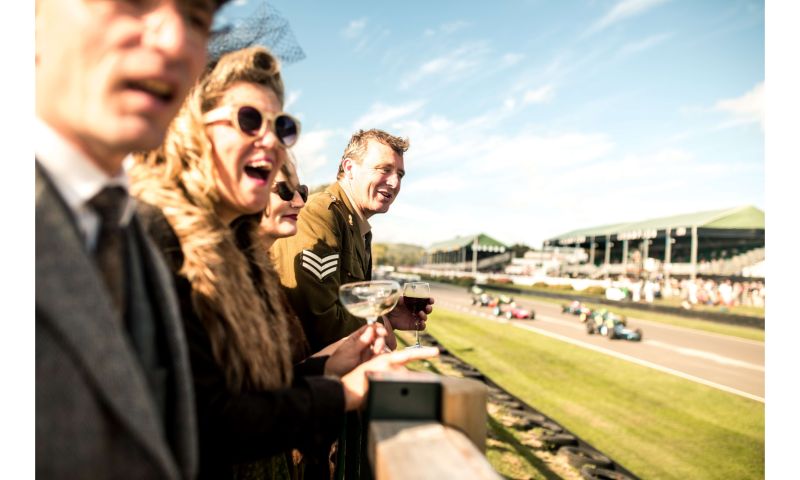 Step Into The Action at Goodwood Revival – The Goodwood Mess Hospitality Package (Sunday 14 September 2025) for 4 people