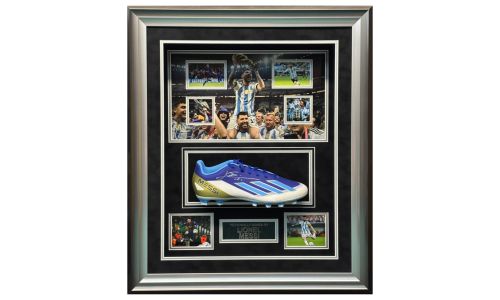 Signed Lionel Messi Football Boot