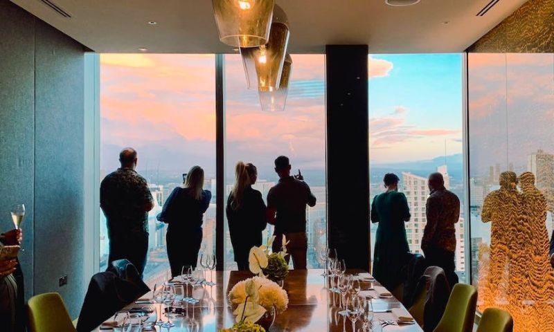 Private dining for 18 people at 20 Stories, Manchester