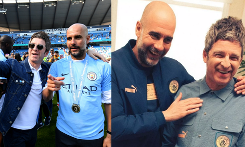 Noel Gallagher Signed Manchester City Shirt – Framed Collector’s Edition