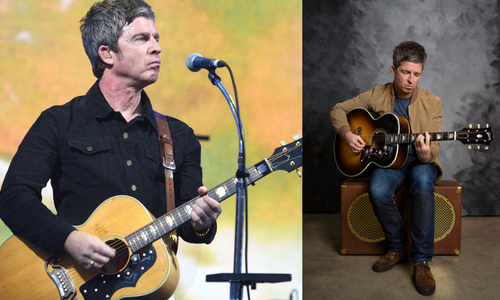 Noel Gallagher Signed Acoustic Guitar – Framed Memorabilia Masterpiece