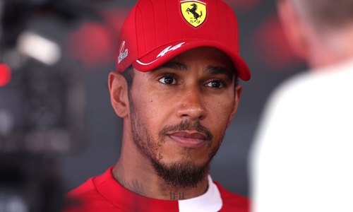 Lewis Hamilton Signed Ferrari Shirt Display – Formula 1 Legend