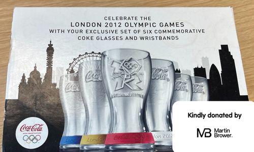 Celebrate the Spirit of London 2012 – Coca-Cola Commemorative Glass Set