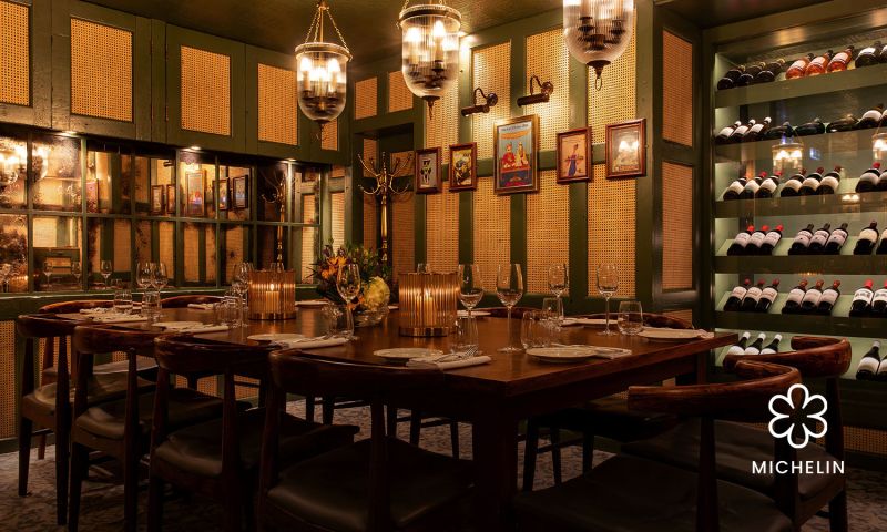 Indian private dining for 10 people at Michelin-starred Trishna, Marylebone
