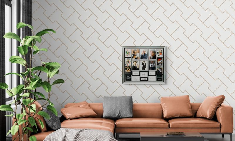 Ultimate James Bond Framed Display, signed by all 6 Bonds