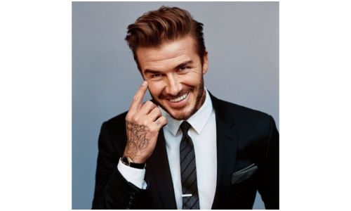 David Beckham personal message signed boots