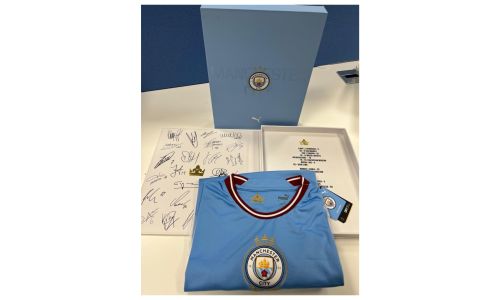 the ultimate Signed Manchester City keepsakes