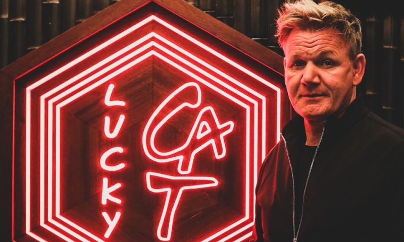 Kitchen Table for 10 people at Lucky Cat by Gordon Ramsay, Mayfair