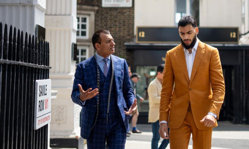 A bespoke 2 piece Apsley Suit with a personal style consultation with the Master Tailor