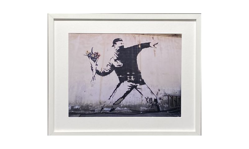 Banksy 'Rage, The Flower Thrower'