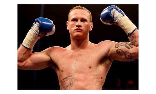George Groves boxing session