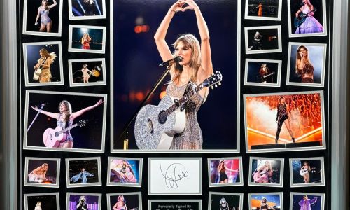 Taylor Swift Spectacular Hand Signed Frame
