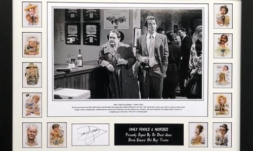Only Fools and Horses signed frame